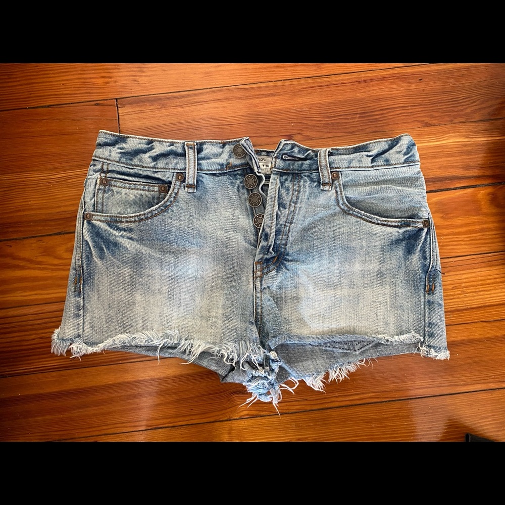 Free People Denim Shorts